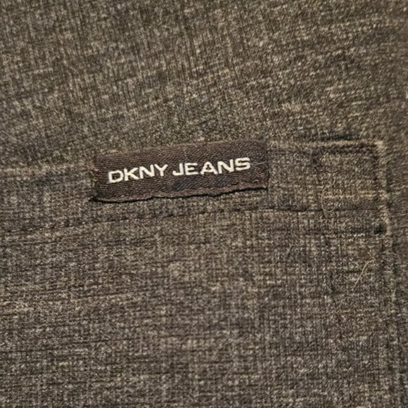 DKNY Jeans Women's Sz XL Black Stretch Material - Picture 3 of 4